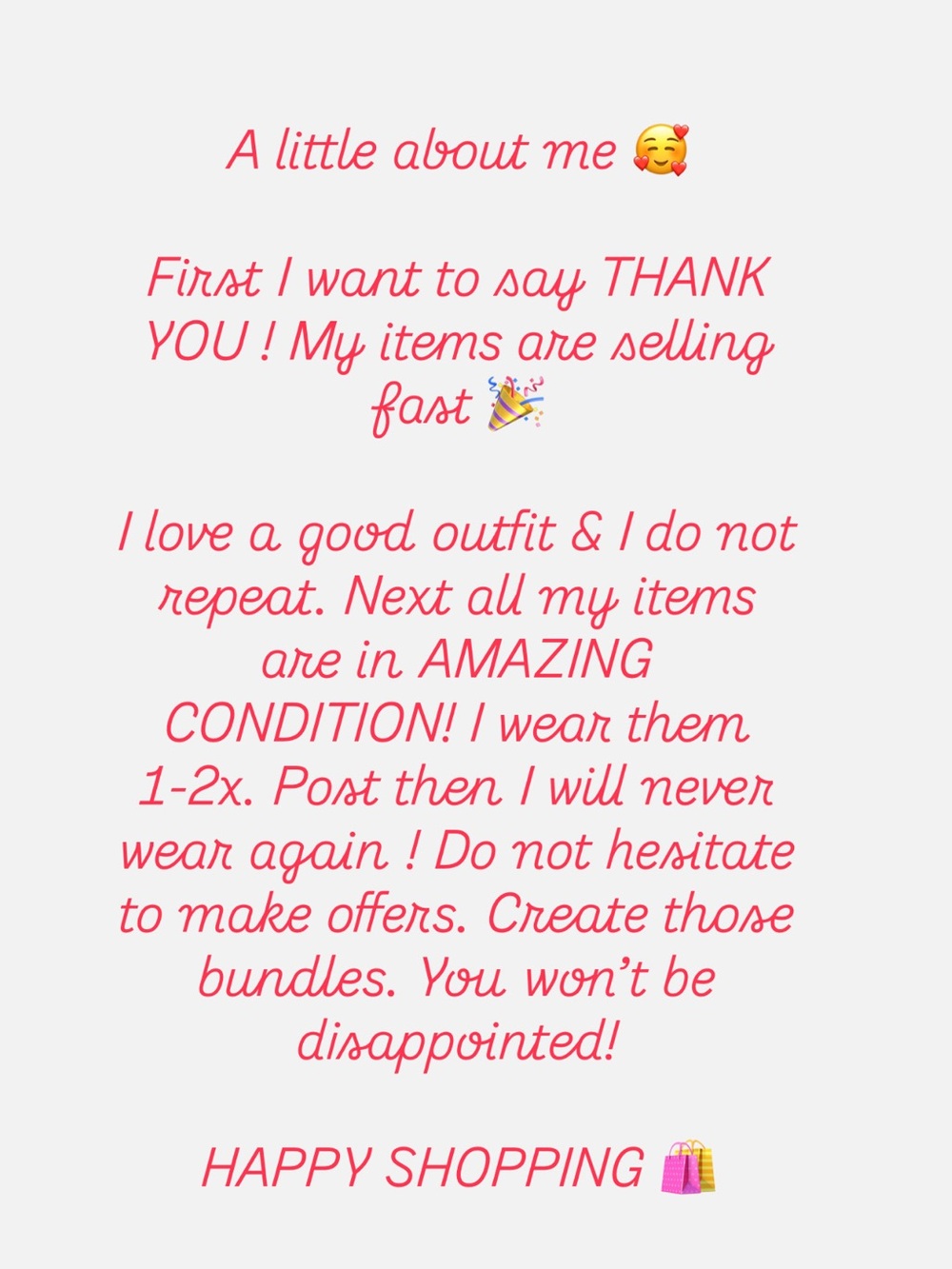 SHOP MY CLOSET